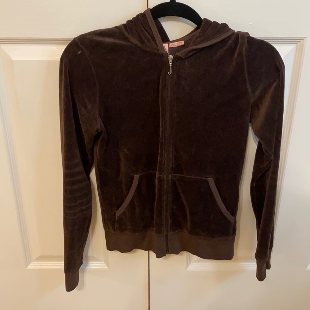 Juicy Couture brown zip up
